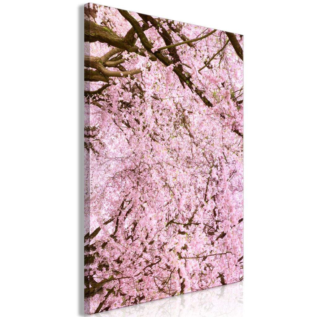 Canvas Print Cherry Tree Vertical 1 Part