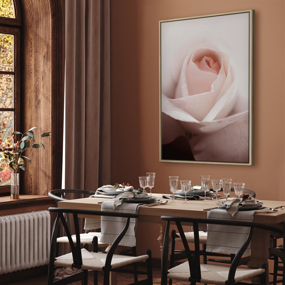 Floral Feelings Vertical Canvas Print