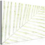 Leinwanddruck Palmenblatt breit