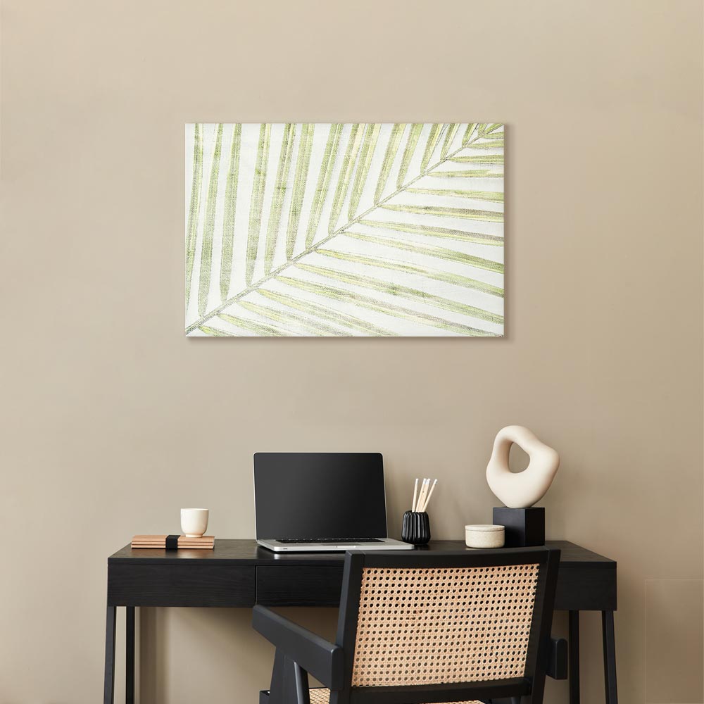 Palm Leaf Tropical Nature Canvas Print