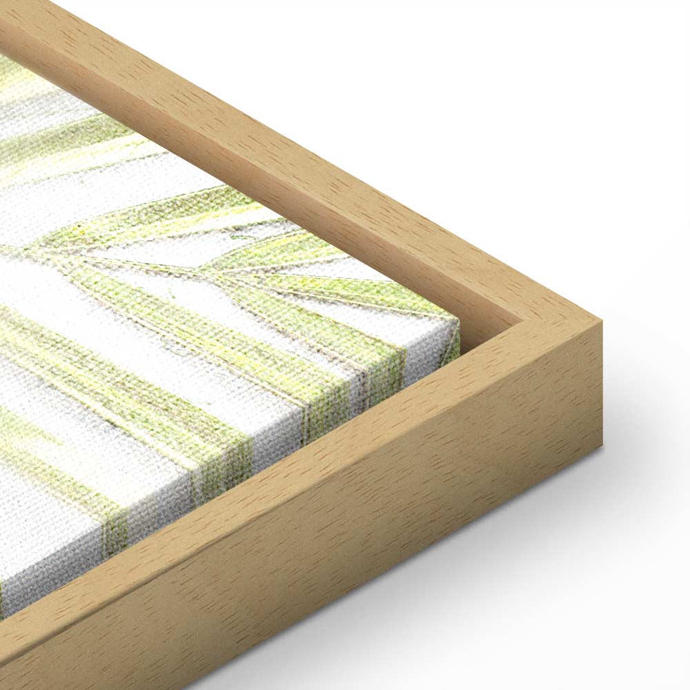 Palm Leaf Tropical Nature Canvas Print