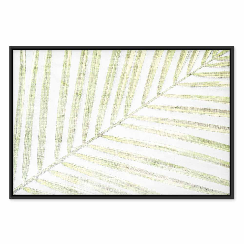 Palm Leaf Tropical Nature Canvas Print