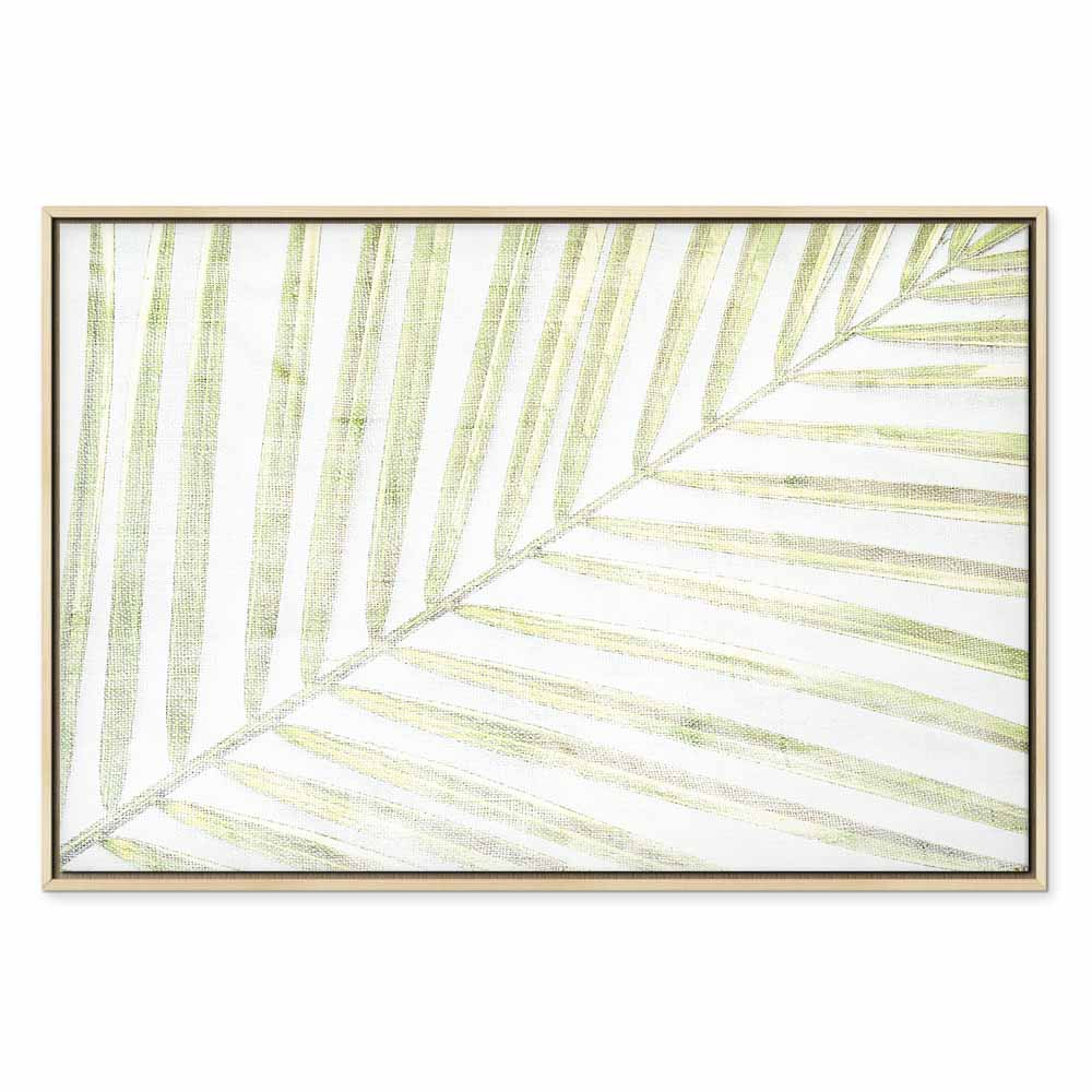Palm Leaf Tropical Nature Canvas Print