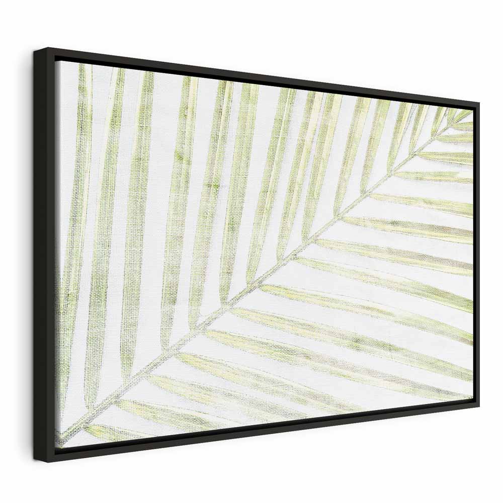Palm Leaf Tropical Nature Canvas Print