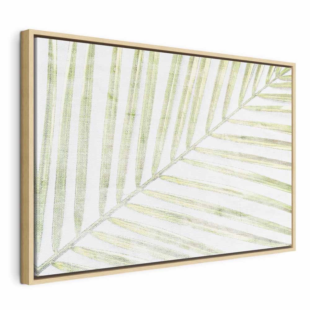 Palm Leaf Tropical Nature Canvas Print