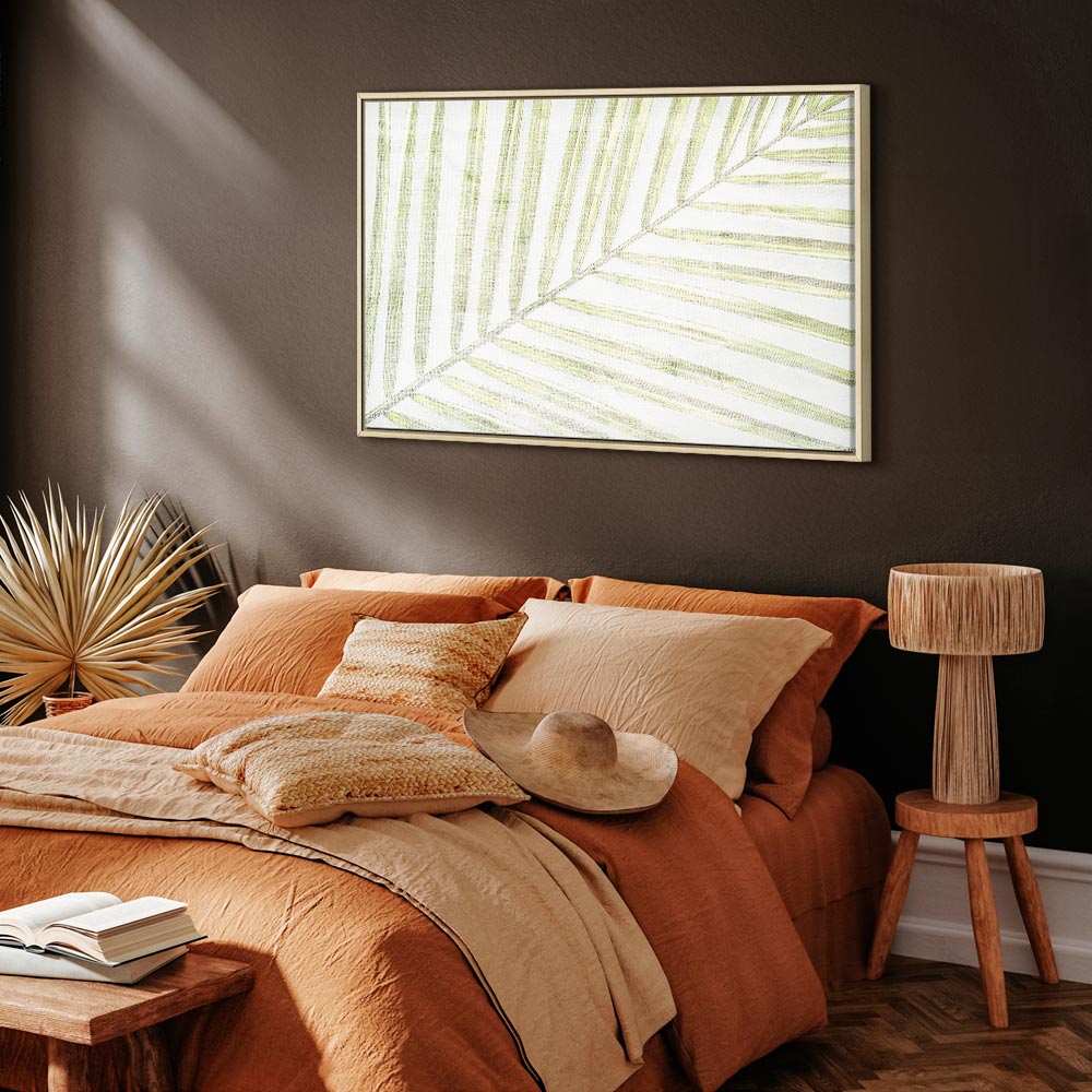 Palm Leaf Tropical Nature Canvas Print