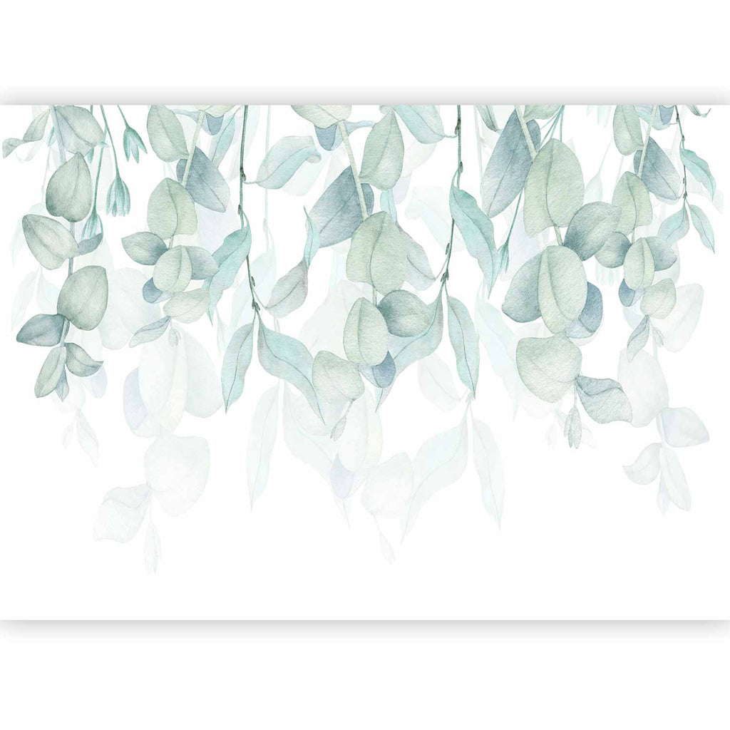 Pastel Watercolour Floral Wall Mural