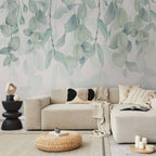 Pastel Watercolour Floral Wall Mural