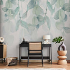 Pastel Watercolour Floral Wall Mural