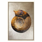 Petrified Stone Texture Abstract Canvas Print