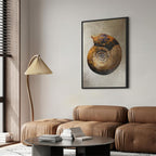 Petrified Stone Texture Abstract Canvas Print