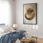 Petrified Stone Texture Abstract Canvas Print