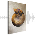 Petrified Stone Texture Abstract Canvas Print