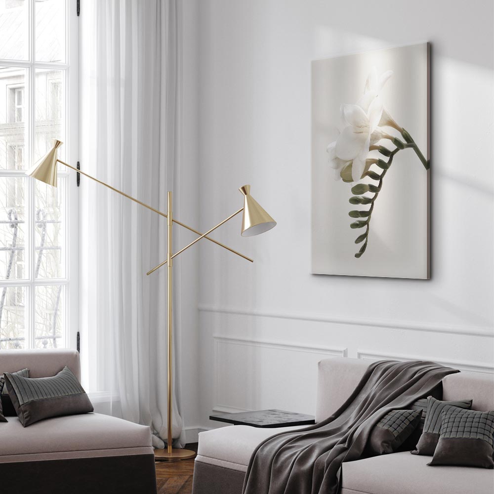 Spring Floral Headdress Vertical Canvas Print