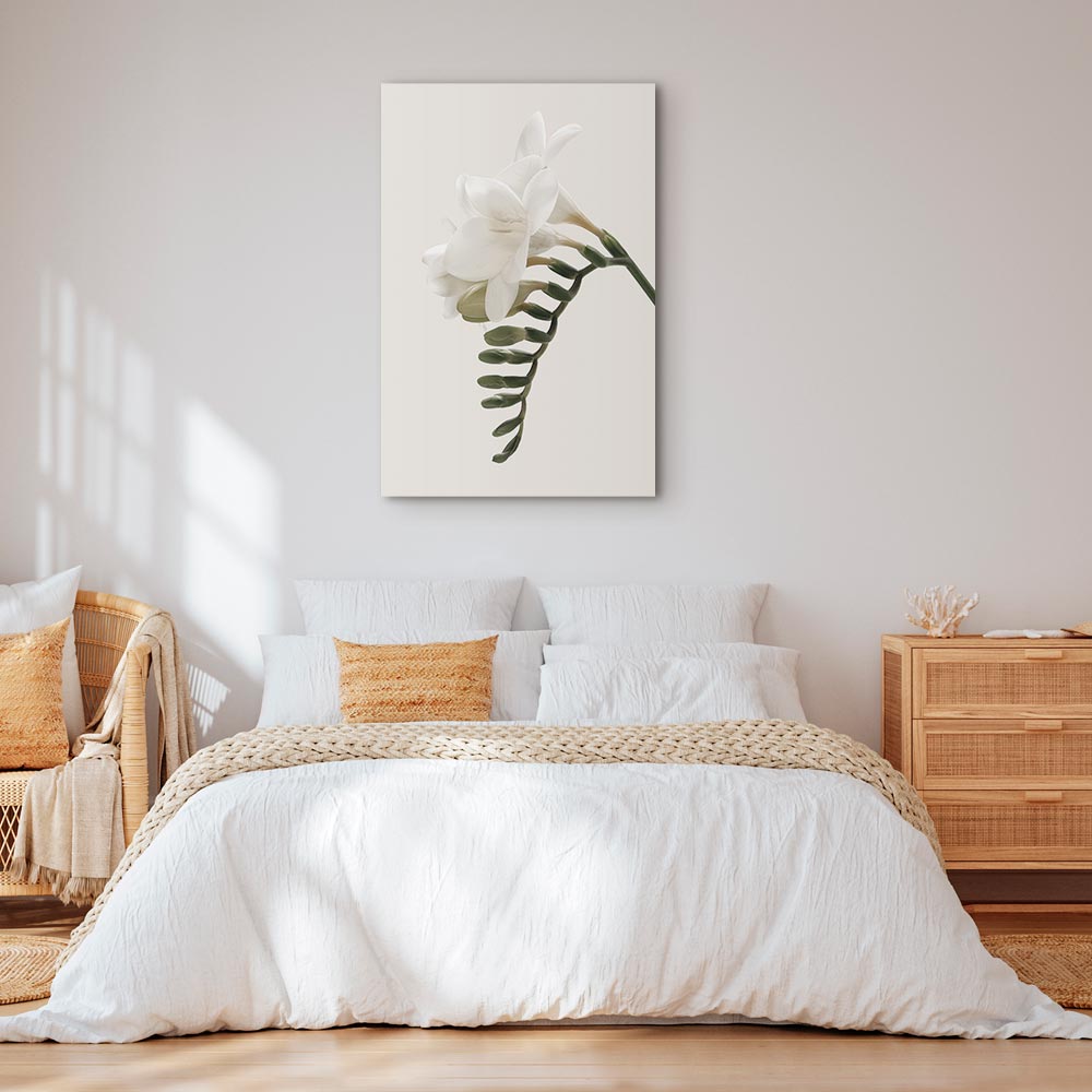 Spring Floral Headdress Vertical Canvas Print