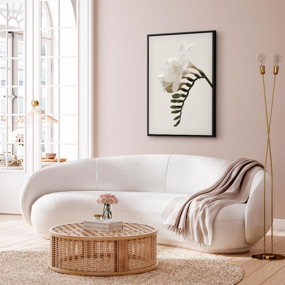 Spring Floral Headdress Vertical Canvas Print