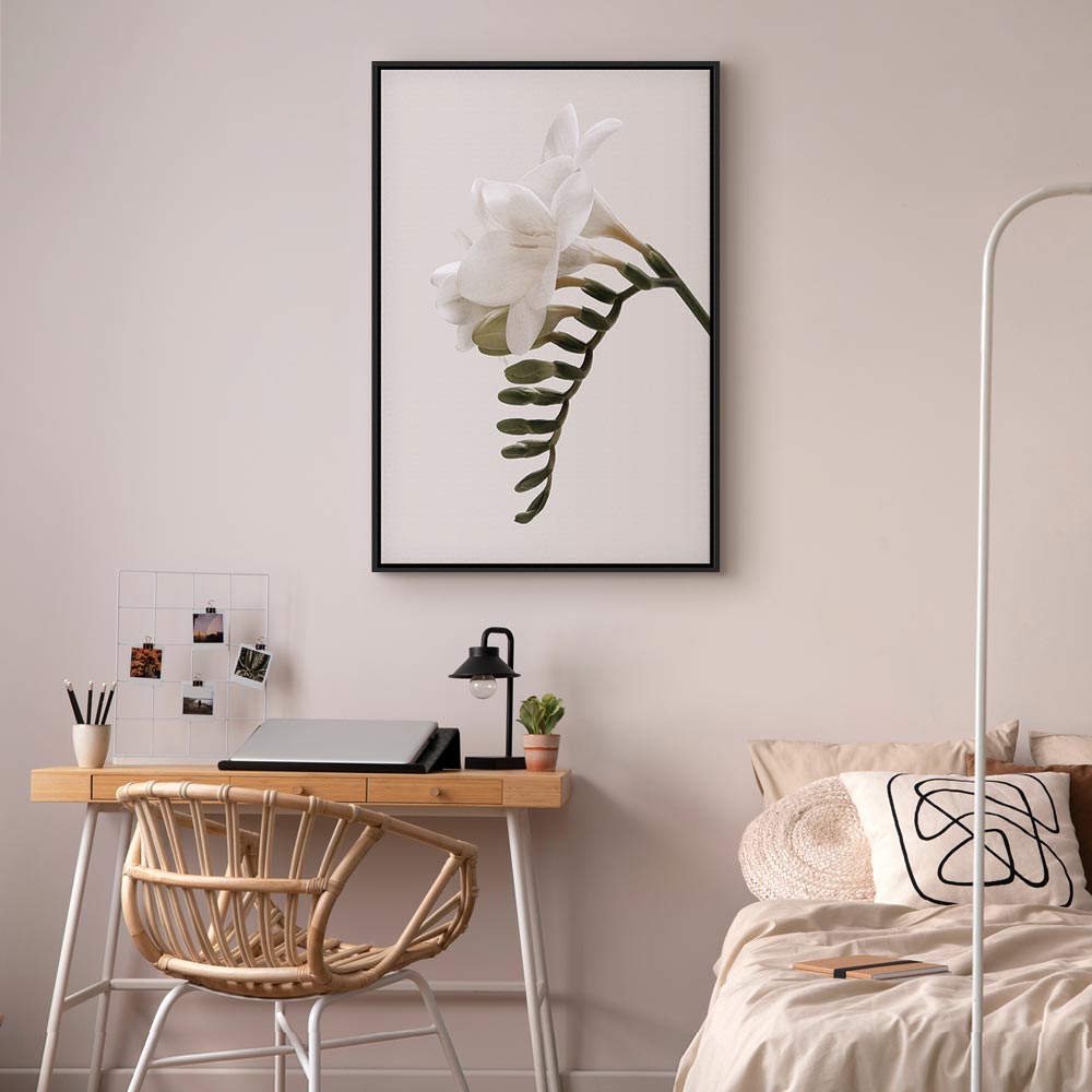 Spring Floral Headdress Vertical Canvas Print