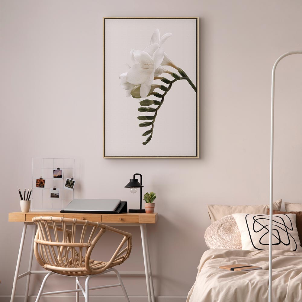 Spring Floral Headdress Vertical Canvas Print