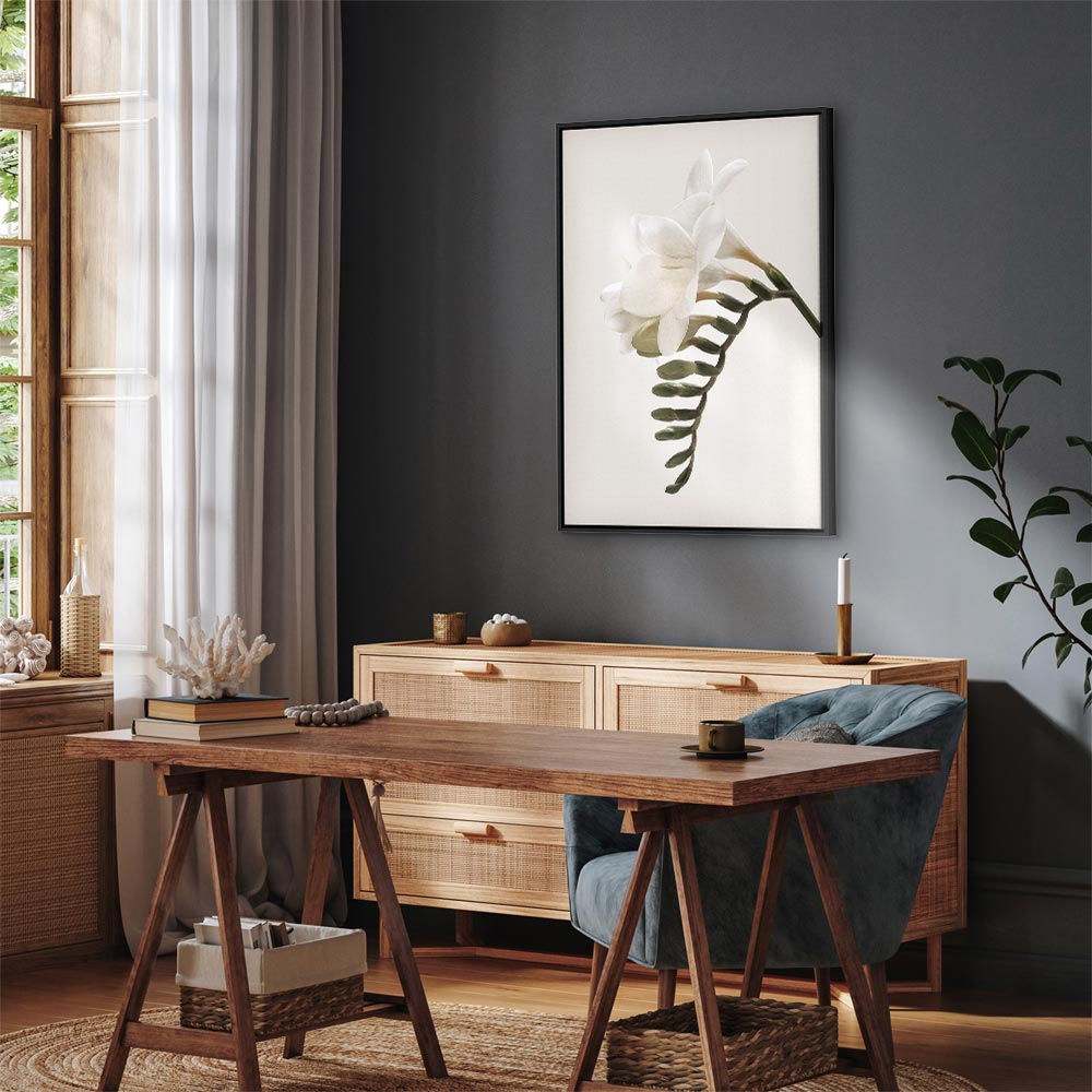 Spring Floral Headdress Vertical Canvas Print