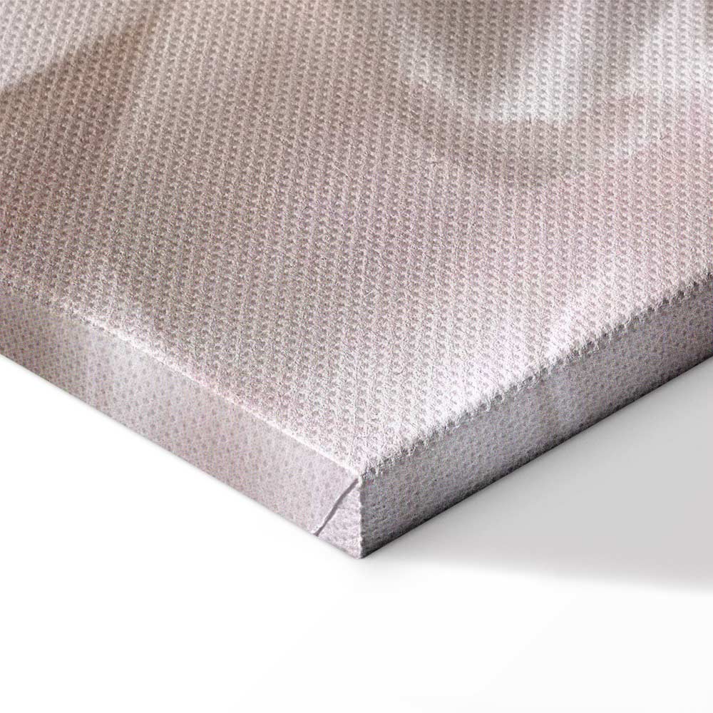 Fluffy Floral Distraction Vertical Canvas Print