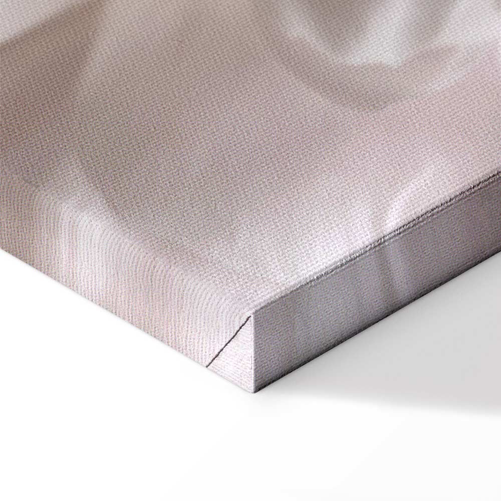 Fluffy Floral Distraction Vertical Canvas Print