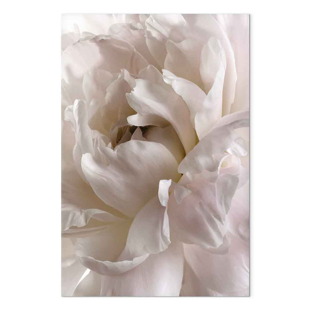 Fluffy Floral Distraction Vertical Canvas Print