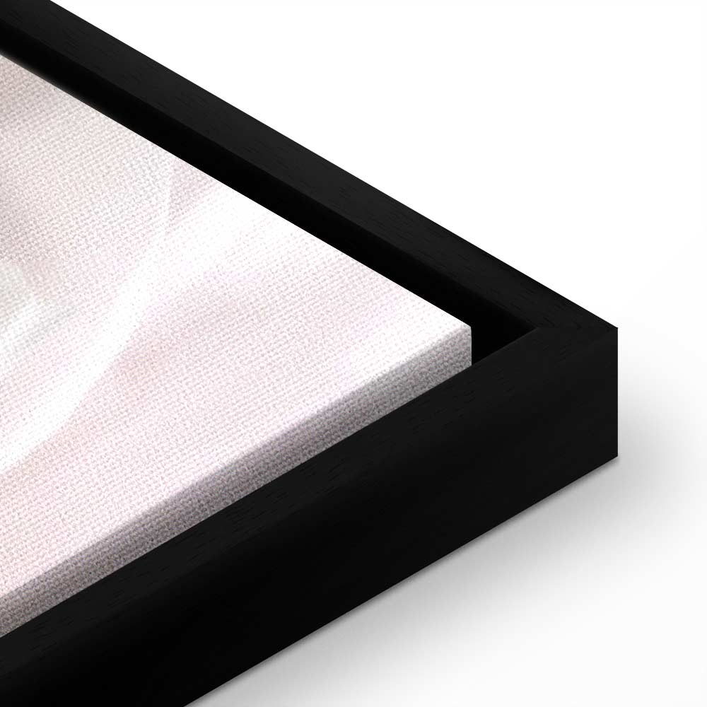 Fluffy Floral Distraction Vertical Canvas Print