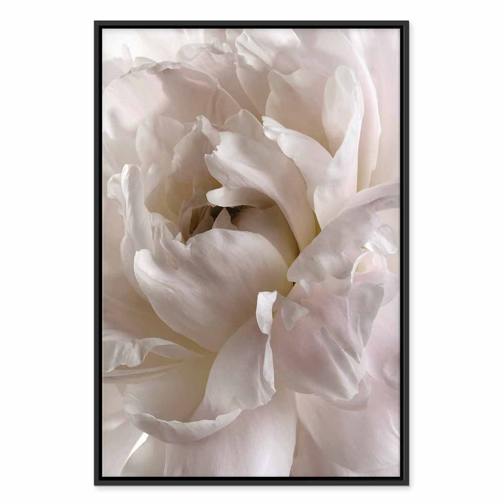 Fluffy Floral Distraction Vertical Canvas Print
