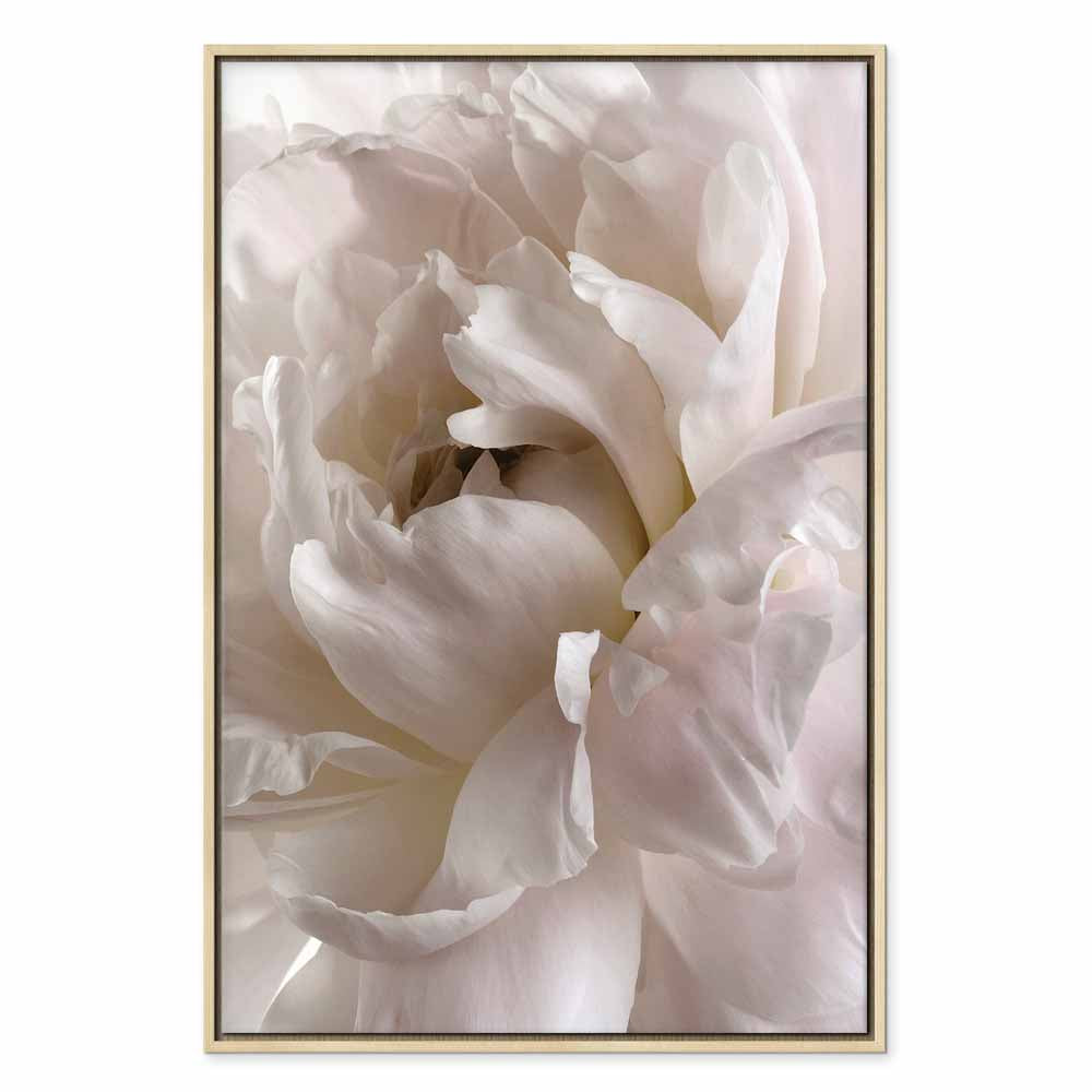Fluffy Floral Distraction Vertical Canvas Print