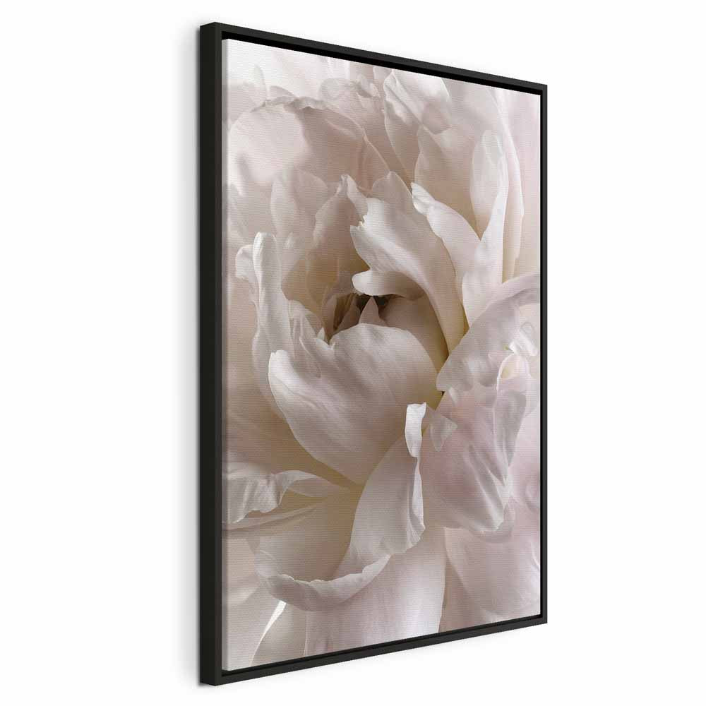 Fluffy Floral Distraction Vertical Canvas Print