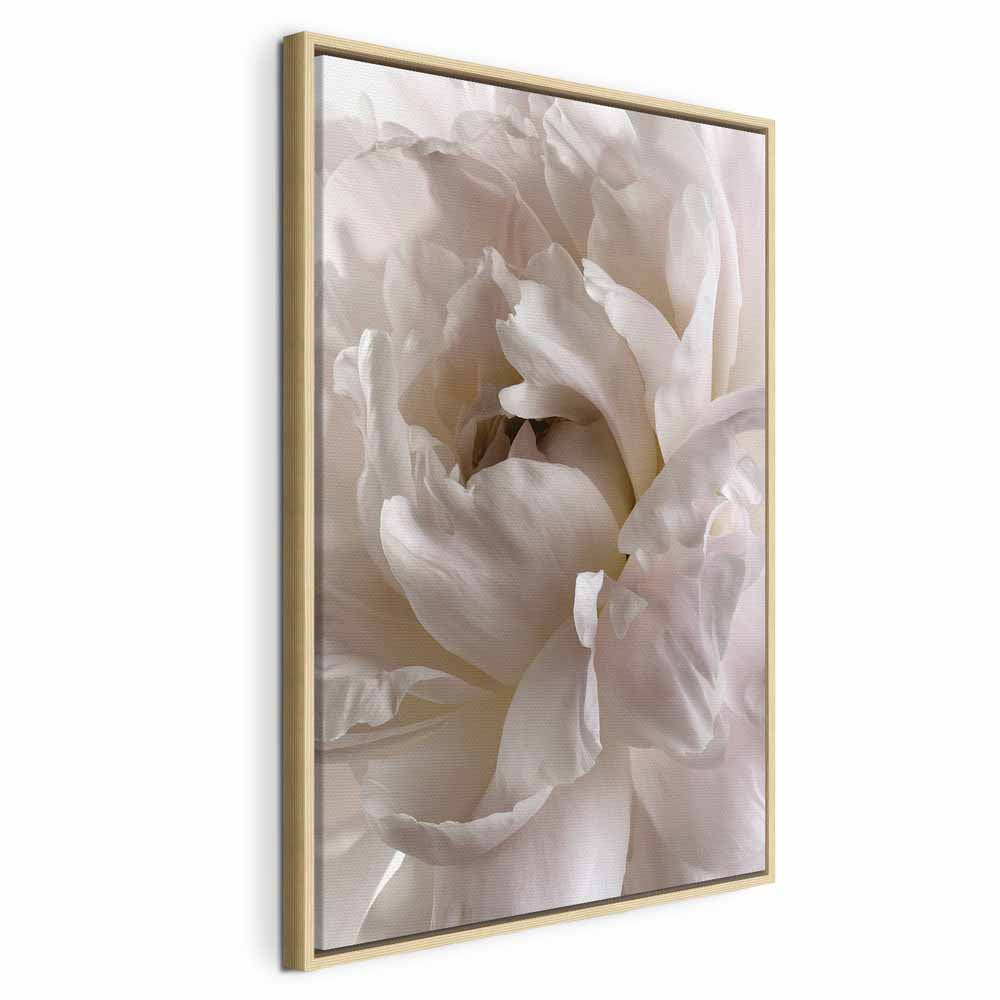 Fluffy Floral Distraction Vertical Canvas Print