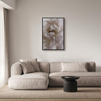 Fluffy Floral Distraction Vertical Canvas Print
