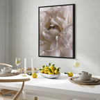 Fluffy Floral Distraction Vertical Canvas Print