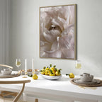 Fluffy Floral Distraction Vertical Canvas Print