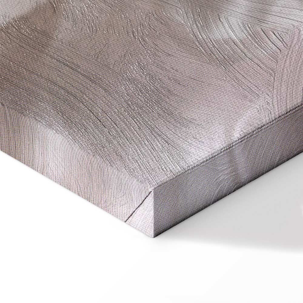 Fluffy Floral Distraction Vertical Canvas Print