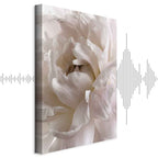 Fluffy Floral Distraction Vertical Canvas Print