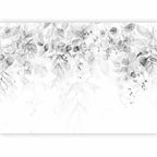 Misty Forest Leaves Nature Wall Mural
