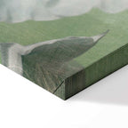 Mint Green Abstract Texture Canvas Print