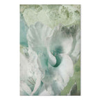 Mint Green Abstract Texture Canvas Print
