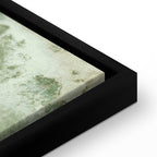 Mint Green Abstract Texture Canvas Print