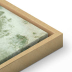 Mint Green Abstract Texture Canvas Print