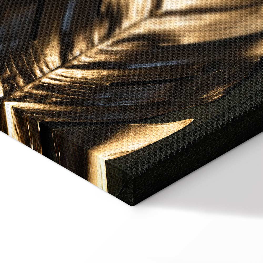 Pharaoh Gold Abstract Vertical Canvas Print