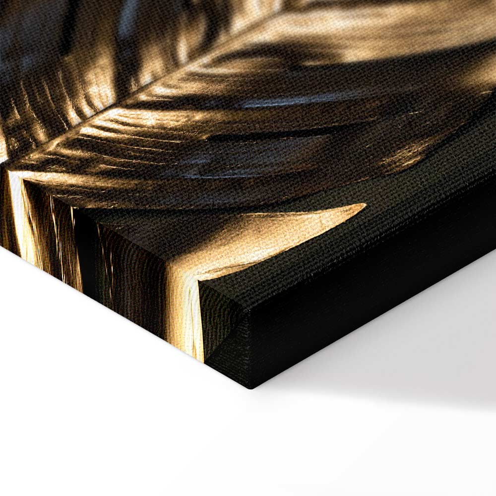 Pharaoh Gold Abstract Vertical Canvas Print