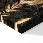 Pharaoh Gold Abstract Vertical Canvas Print