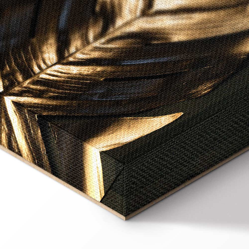 Pharaoh Gold Abstract Vertical Canvas Print