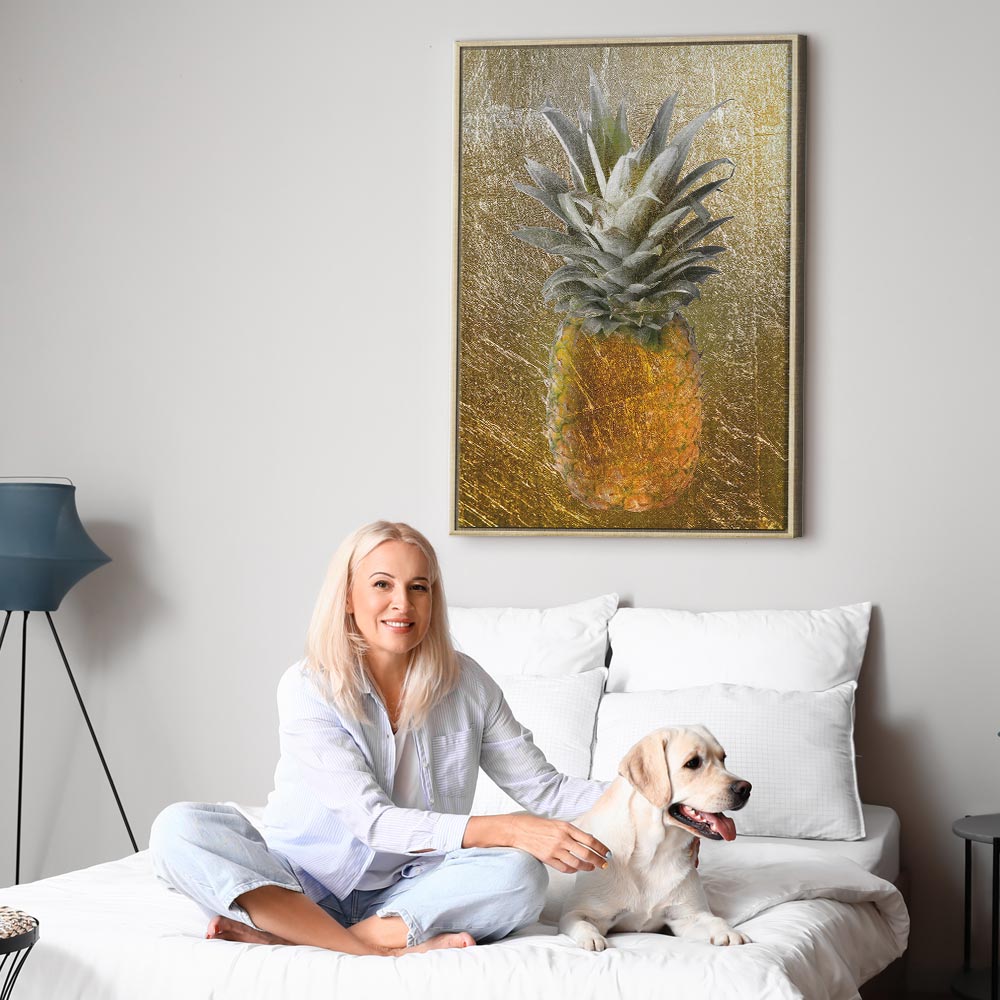 Forbidden Fruit Tropical Texture Canvas Print