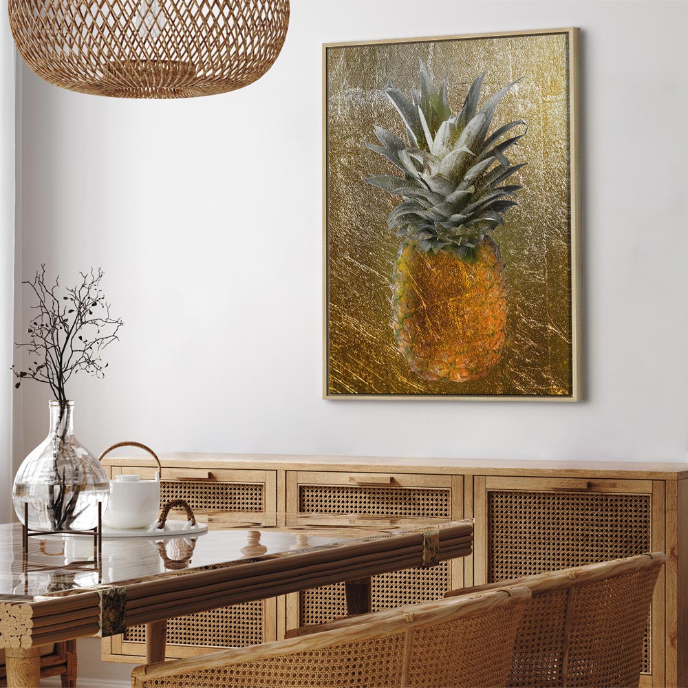 Forbidden Fruit Tropical Texture Canvas Print