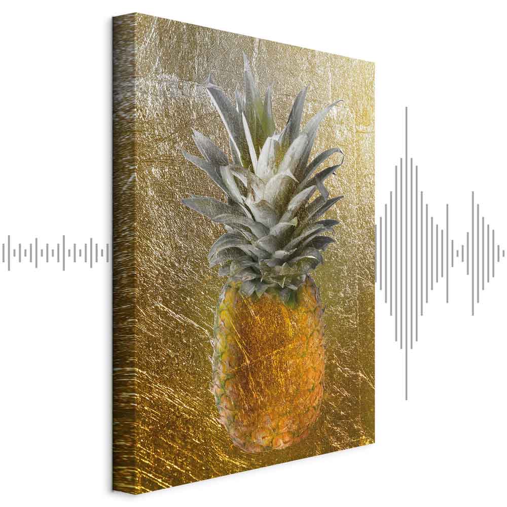Forbidden Fruit Tropical Texture Canvas Print