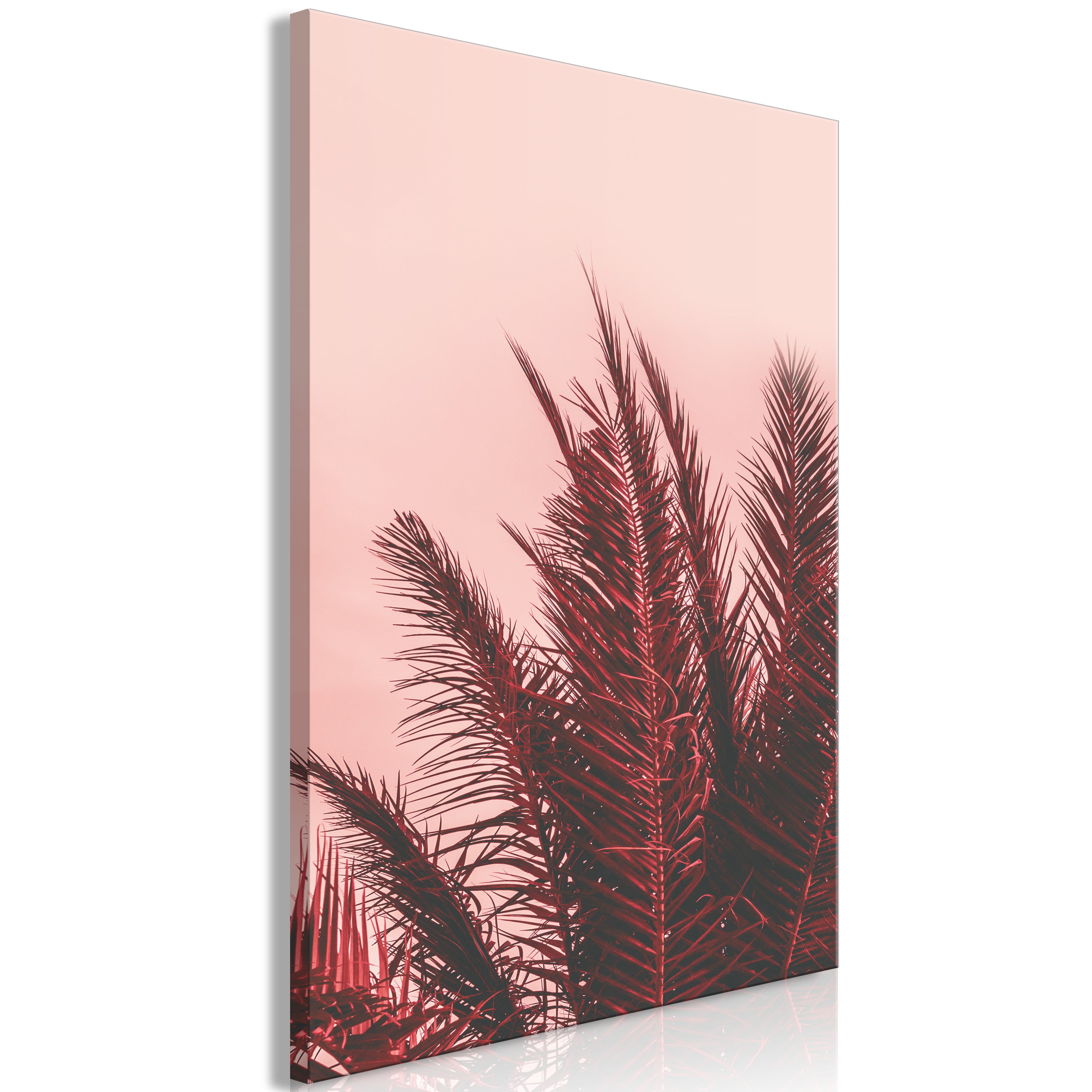 Canvas Print Palm Trees at Sunset Vertical