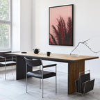 Palm Trees Sunset Vertical Canvas Print